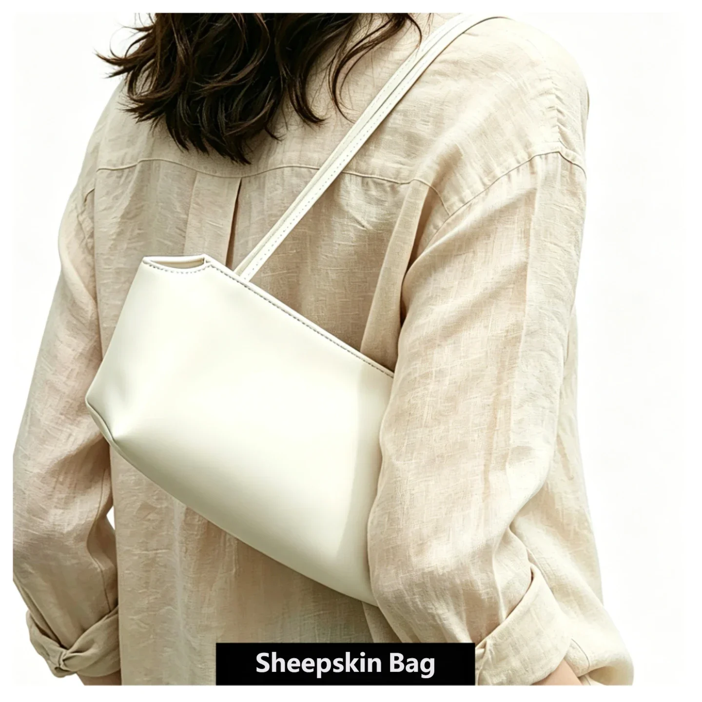 Shevennie (Full-grain leather inside and out) underarm bag, sophisticated commuter shoulder bag, minimalist niche tote bag
Shevennie (Full-grain leather inside and out) underarm bag, sophisticated commuter shoulder bag, minimalist niche tote bag