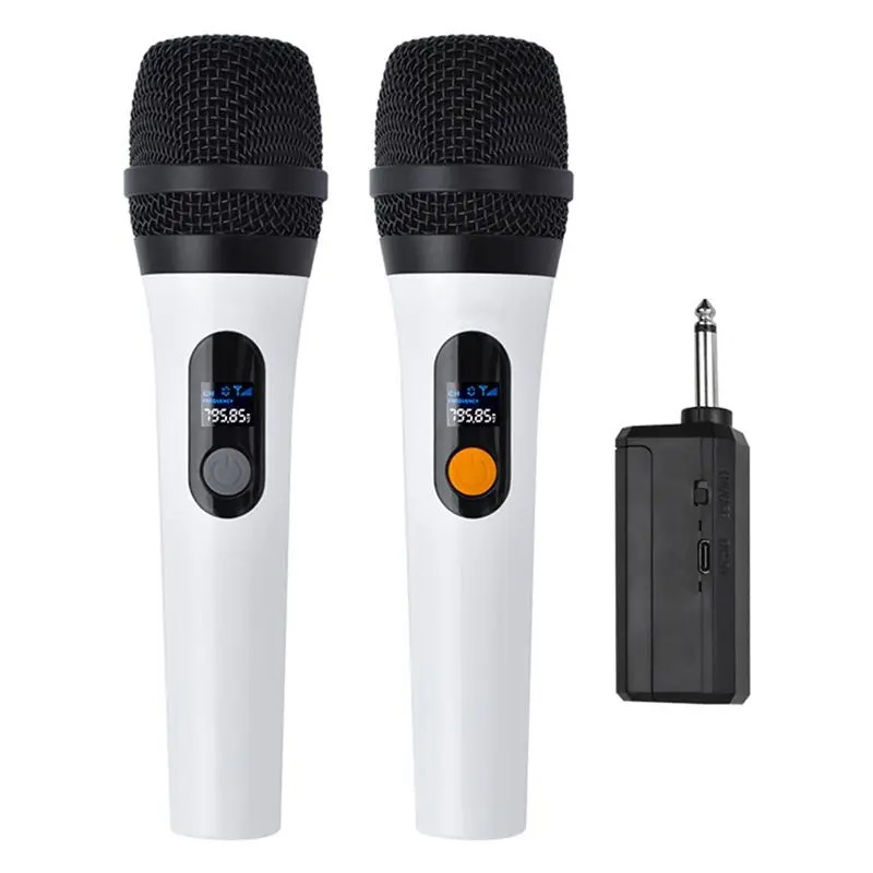 A75Q-Wireless Handheld Microphone 2.4G Portable Microphone System With For Home KTV Karaoke Clear Voice, Crisp Sound
A75Q-Wireless Handheld Microphone 2.4G Portable Microphone System With For Home KTV Karaoke Clear Voice, Crisp Sound