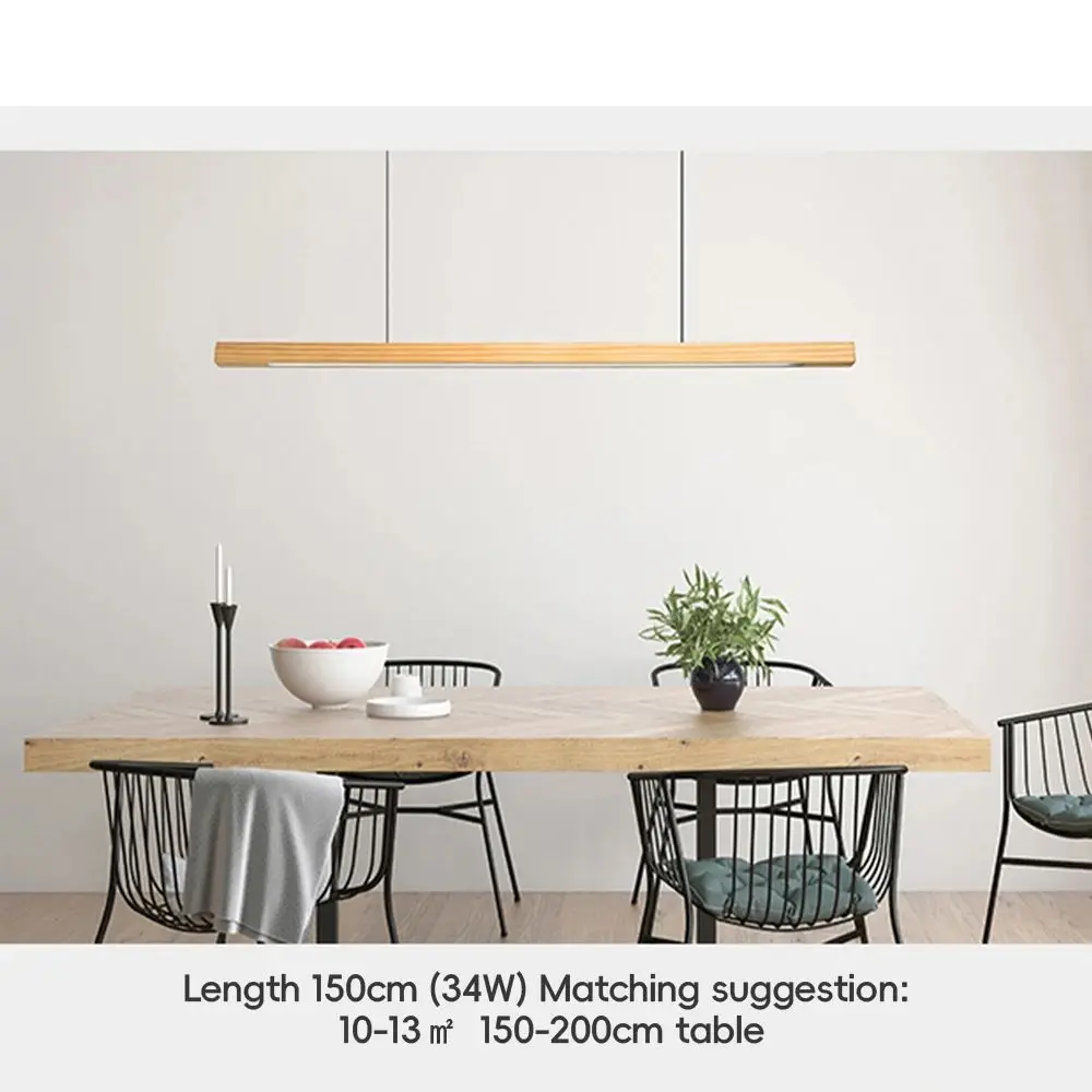 LED Hand Sweep Sensor Pendant Light Black Walnut Wood Modern Hanging Lamps for Dining Living Room Kitchen Office Celling Lamp LED Hand Sweep Sensor Pendant Light Black Walnut Wood Modern Hanging Lamps for Dining Living Room Kitchen Office Celling Lamp