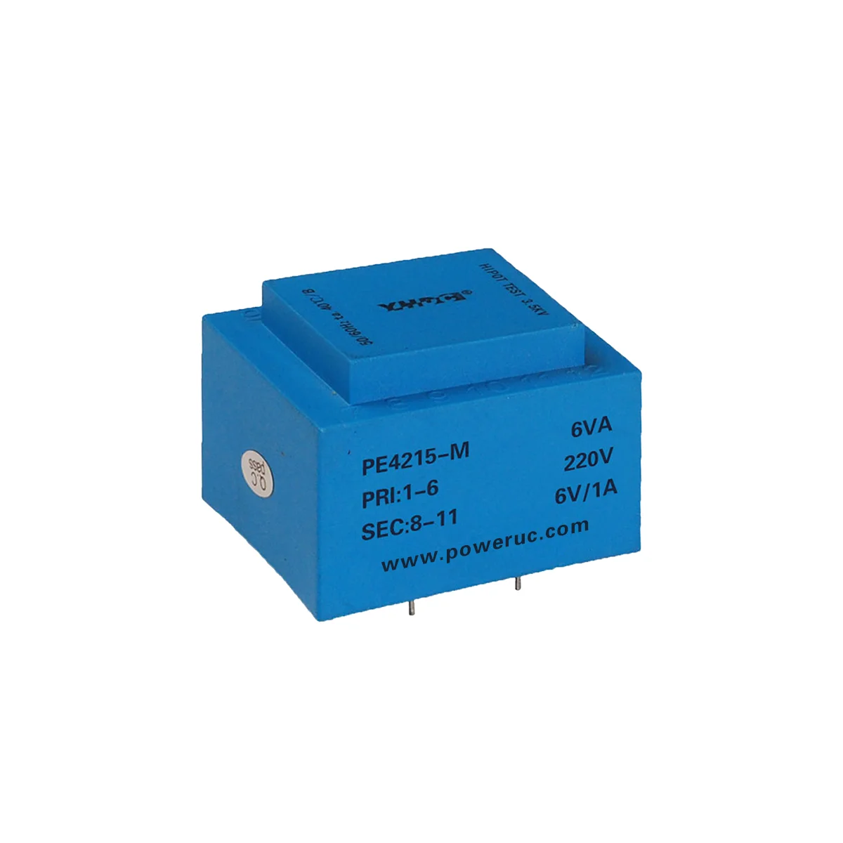 YHDC PE4215-M Power 6VA / 380V / 6V/7.5V/9V/12V/15V/18V/24V Encapsulated Transformer PCB Welding Isolation
YHDC PE4215-M Power 6VA / 380V / 6V/7.5V/9V/12V/15V/18V/24V Encapsulated Transformer PCB Welding Isolation