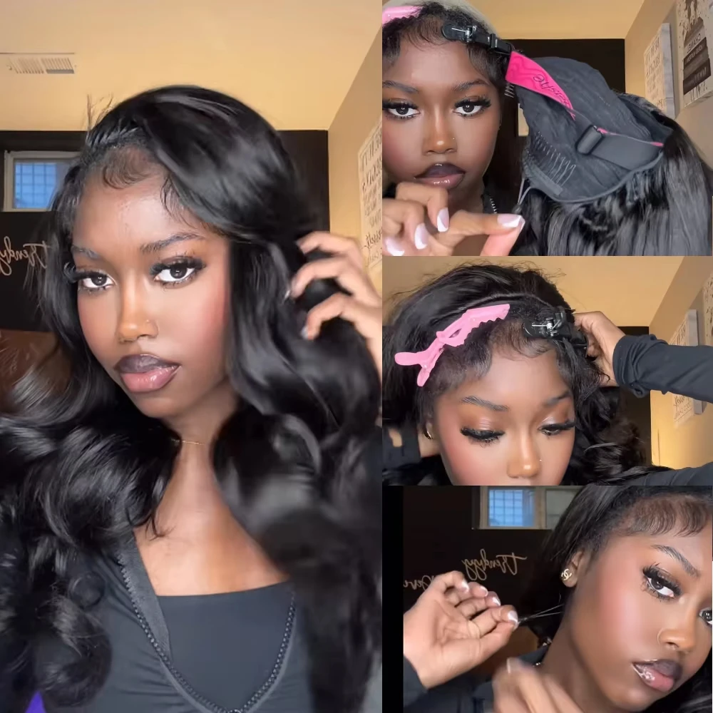 Body Wave Half Head band Wig Human Hair Multi Parting Upgrade 3 IN 1 Drawstring Seamless Clip Ins Flip Half Wig 200% Half Wigs
Body Wave Half Head band Wig Human Hair Multi Parting Upgrade 3 IN 1 Drawstring Seamless Clip Ins Flip Half Wig 200% Half Wigs