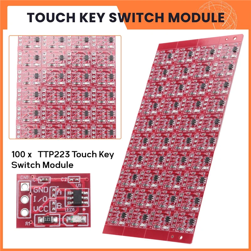 A41Z-100Pcs TTP223 Модуль сенсорного переключателя с сенсорной кнопкой Тип конденсатора Одноканальный самоблокирующийся сенсорный переключатель
A41Z-100Pcs TTP223 Модуль сенсорного переключателя с сенсорной кнопкой Тип конденсатора Одноканальный самоблокирующийся сенсорный переключатель