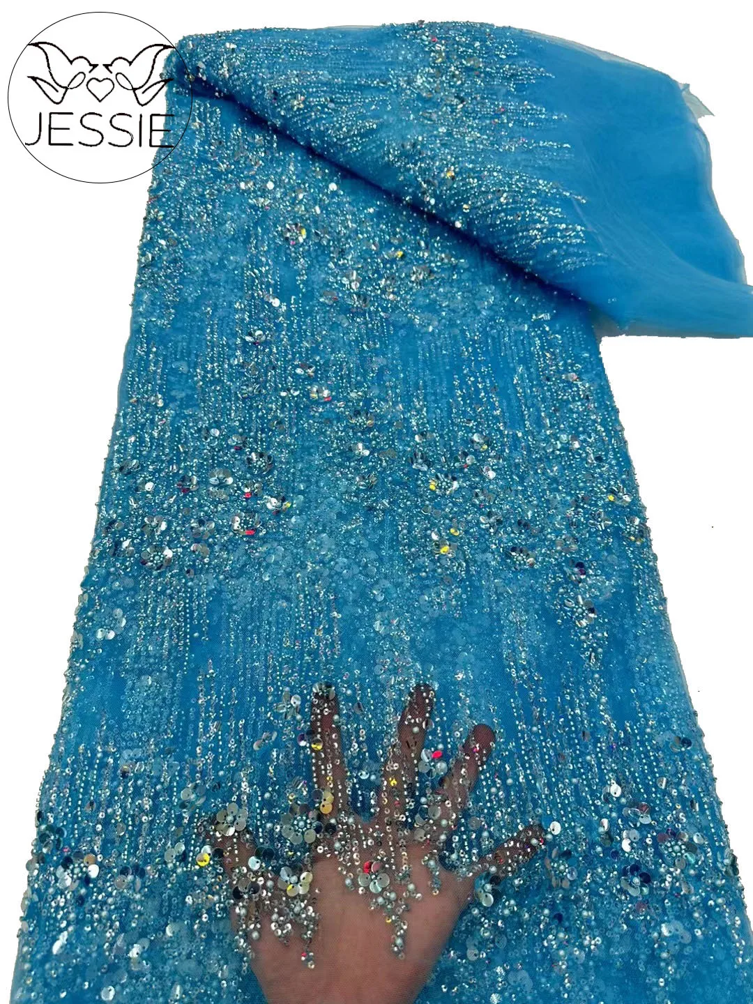 2024 Luxury Heavy African Heavy Beaded Lace Fabric High Quality Nigerian Sequins Tulle 3D Fabric Material For Wedding Dress
2024 Luxury Heavy African Heavy Beaded Lace Fabric High Quality Nigerian Sequins Tulle 3D Fabric Material For Wedding Dress