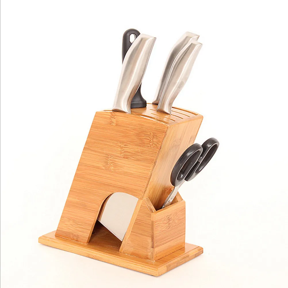 Carbonized Bamboo Knife Organizer Rack for Kitchen Storage Holder All Types Knives Multi Section Hollow Out Ventilation Design
Carbonized Bamboo Knife Organizer Rack for Kitchen Storage Holder All Types Knives Multi Section Hollow Out Ventilation Design