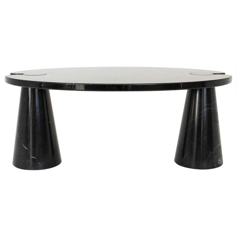 D# FURNITURE Italian style natural black and white root marble coffee table living room oval coffee table tea table
D# FURNITURE Italian style natural black and white root marble coffee table living room oval coffee table tea table