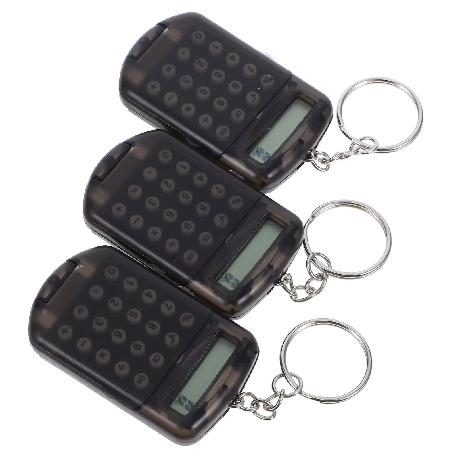 Mini Calculator 3Pcs Portable Small Transparent Kids Keychain Hanging Electronic Student Pendant Office Supply
Mini Calculator 3Pcs Portable Small Transparent Kids Keychain Hanging Electronic Student Pendant Office Supply
