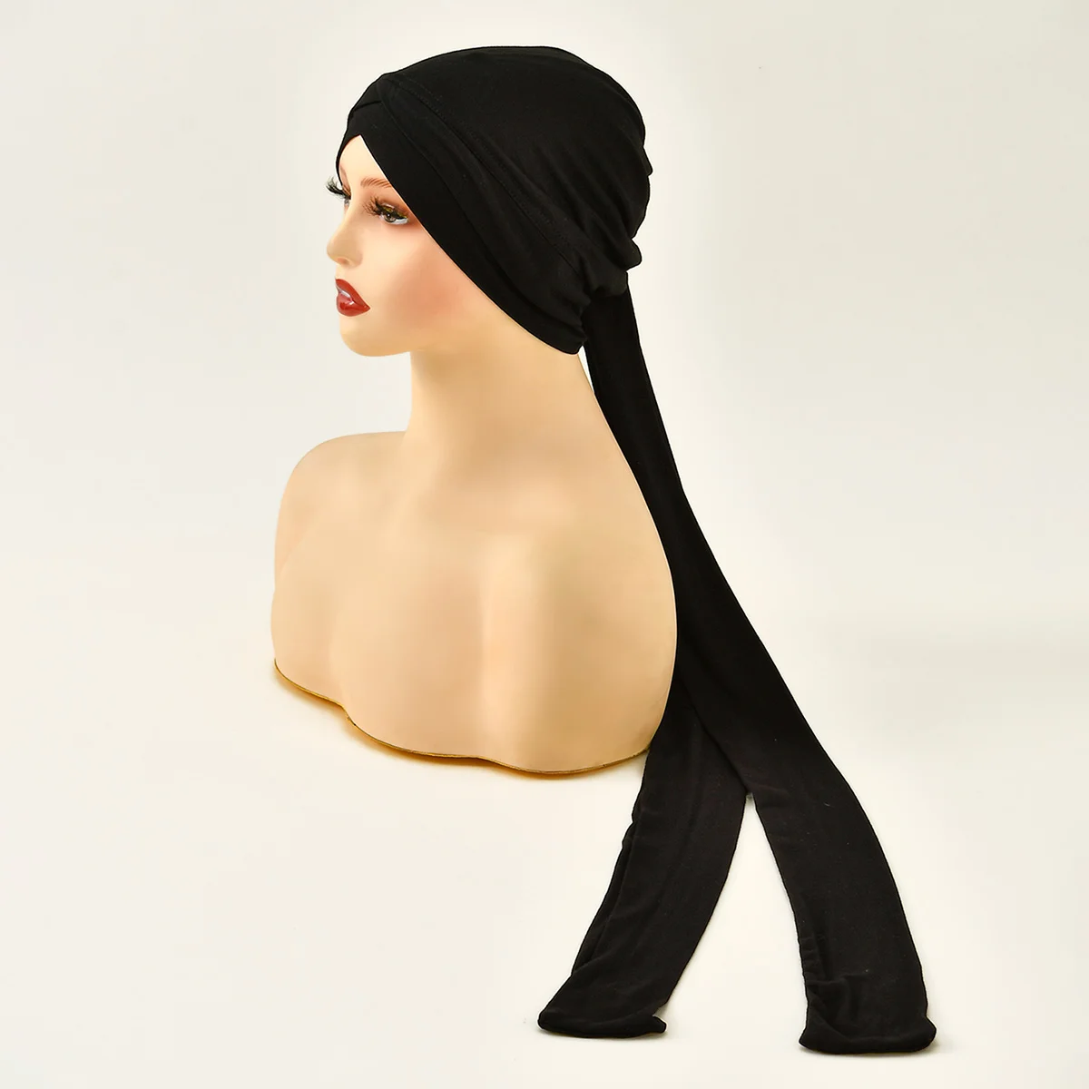 Crossed Muslim Hijab Pre-tied Hat Headscarf Woman Long Tail Chemo Cap Bandage Bonnet Head Wrap Bandanas Headband Turbante Mujer
Crossed Muslim Hijab Pre-tied Hat Headscarf Woman Long Tail Chemo Cap Bandage Bonnet Head Wrap Bandanas Headband Turbante Mujer
