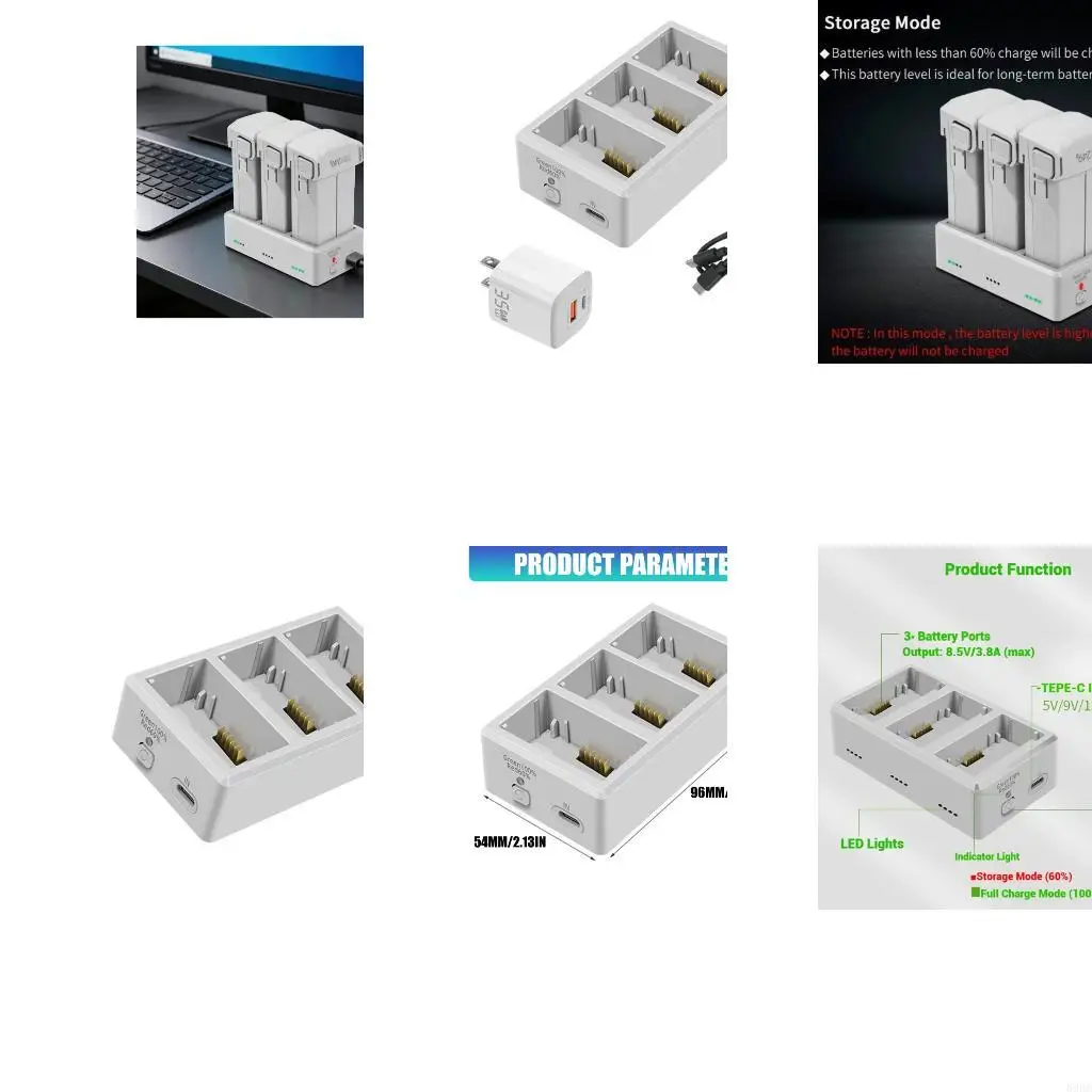Mini Charging Hub Intelligent Management For 5Pro Models USB Power 896C