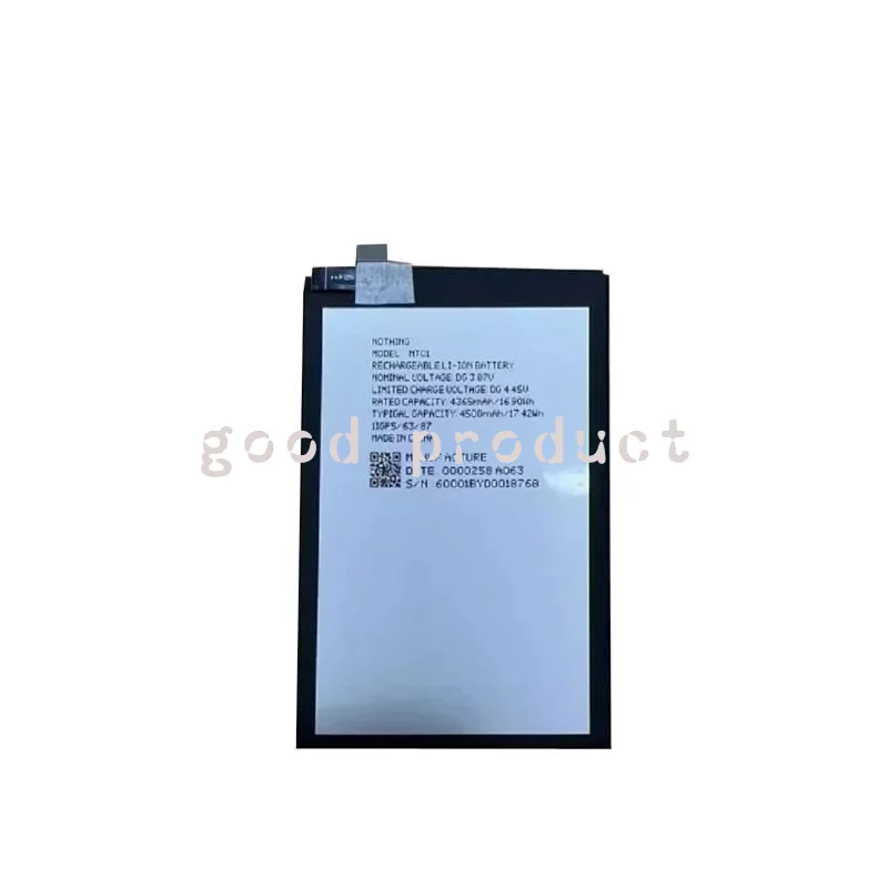 4500mAh NT01 Battery for Nothing Phone 1 One Phone1
4500mAh NT01 Battery for Nothing Phone 1 One Phone1