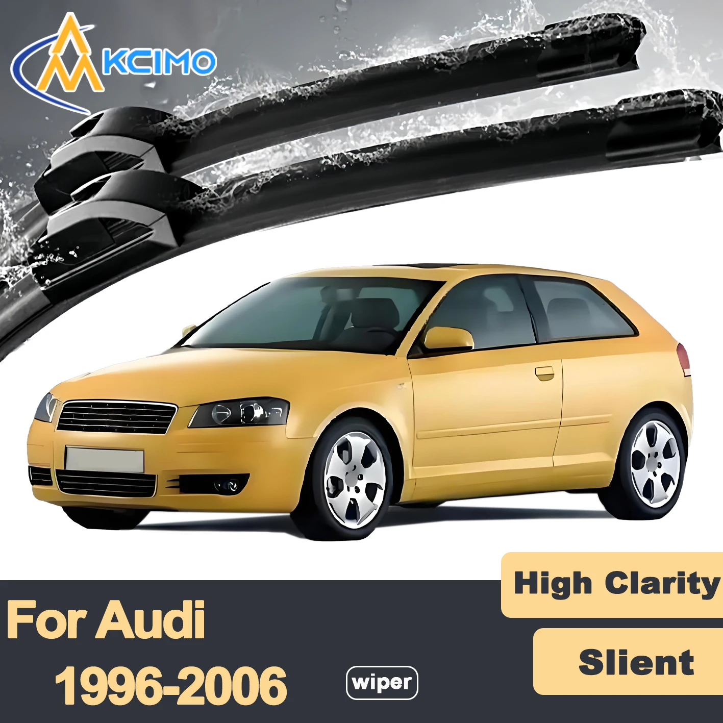 Premium Rubber Durable Silent Windshield Wiper Blades 2pcs for Audi A3 8L 1996-2006 S3 RS3 Front Wiper Blades Set
Premium Rubber Durable Silent Windshield Wiper Blades 2pcs for Audi A3 8L 1996-2006 S3 RS3 Front Wiper Blades Set