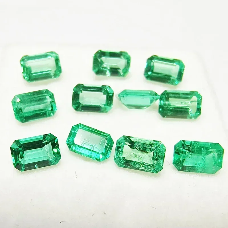 Top Lab Grown Columbia Emerald Cut Small Size 4x6mm VVS1 Charms for Jewelry Making DIY Ring Necklace Earrings Main Materials
Top Lab Grown Columbia Emerald Cut Small Size 4x6mm VVS1 Charms for Jewelry Making DIY Ring Necklace Earrings Main Materials