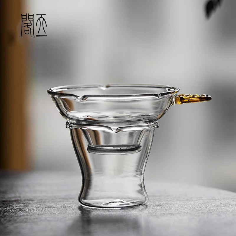 Translucent Glass Tea Strainer Set Creative Heat Resistant Ultra Fine Tea Pouring Funnel Tea Filter Net Teahouse Dining Utensils
Translucent Glass Tea Strainer Set Creative Heat Resistant Ultra Fine Tea Pouring Funnel Tea Filter Net Teahouse Dining Utensils