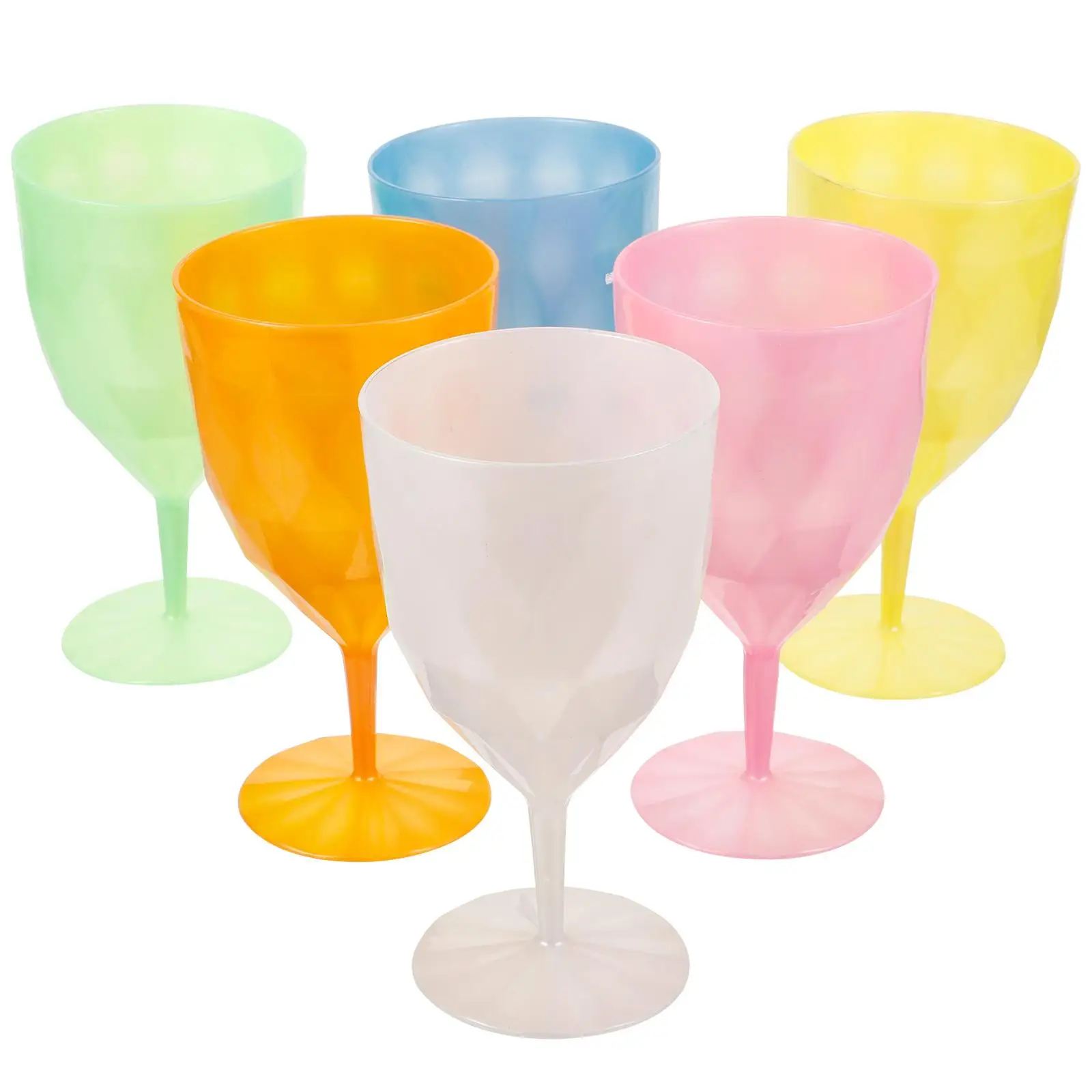 6 Pcs Juice Glass Party Cups Cocktail Goblet Plastic Drink Reusable Household Goblets Easter Kids Smooth Margin Safe
6 Pcs Juice Glass Party Cups Cocktail Goblet Plastic Drink Reusable Household Goblets Easter Kids Smooth Margin Safe