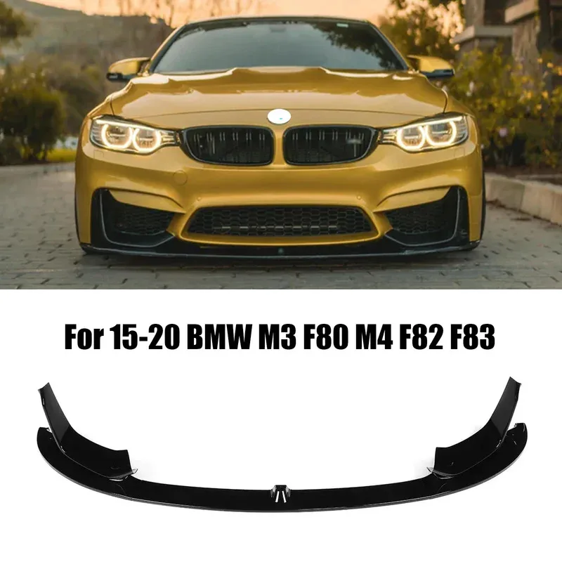 Car Front Bumper Lip Splitter+Side Splitter Corner For BMW M3 F80 M4 F82 F83 2015-2020 MP Style Carbon Fiber Glossy Black 4 PCS
Car Front Bumper Lip Splitter+Side Splitter Corner For BMW M3 F80 M4 F82 F83 2015-2020 MP Style Carbon Fiber Glossy Black 4 PCS