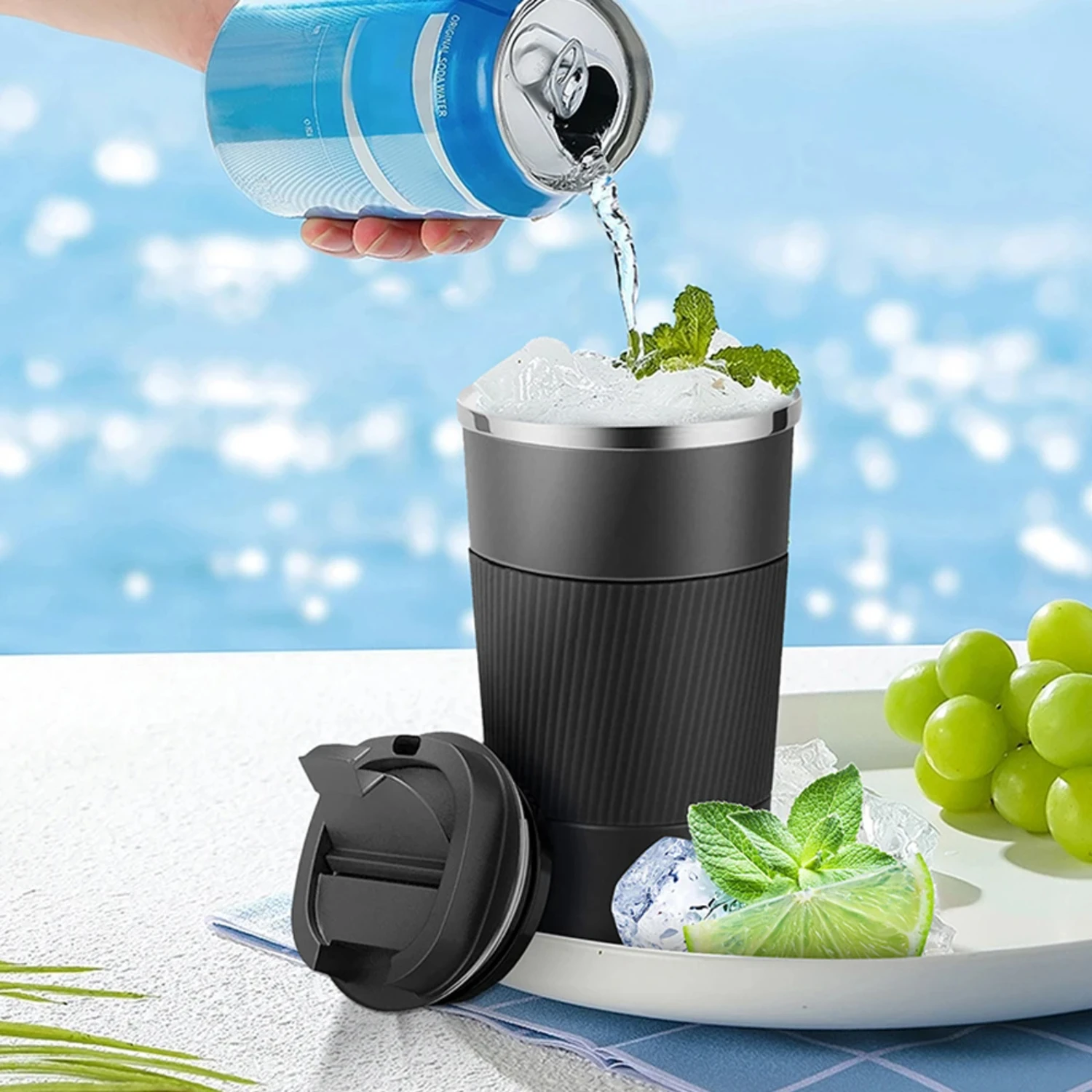 380ML 510ML Insulated Coffee Cups Stainless Steel Thermal Mug Vacuum Cold and Hot Thermos Tumbler Portable Car Travel Mug
380ML 510ML Insulated Coffee Cups Stainless Steel Thermal Mug Vacuum Cold and Hot Thermos Tumbler Portable Car Travel Mug