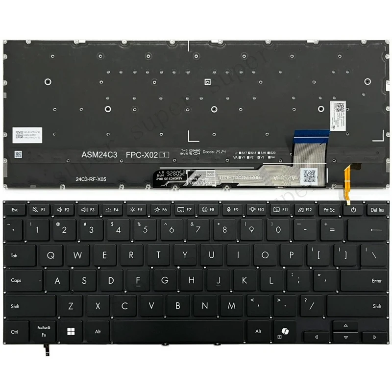 Новая внутренняя клавиатура с подсветкой (US) для ноутбуков ASUS Vivobook S14 S3407 S3407Q M3407
Новая внутренняя клавиатура с подсветкой (US) для ноутбуков ASUS Vivobook S14 S3407 S3407Q M3407