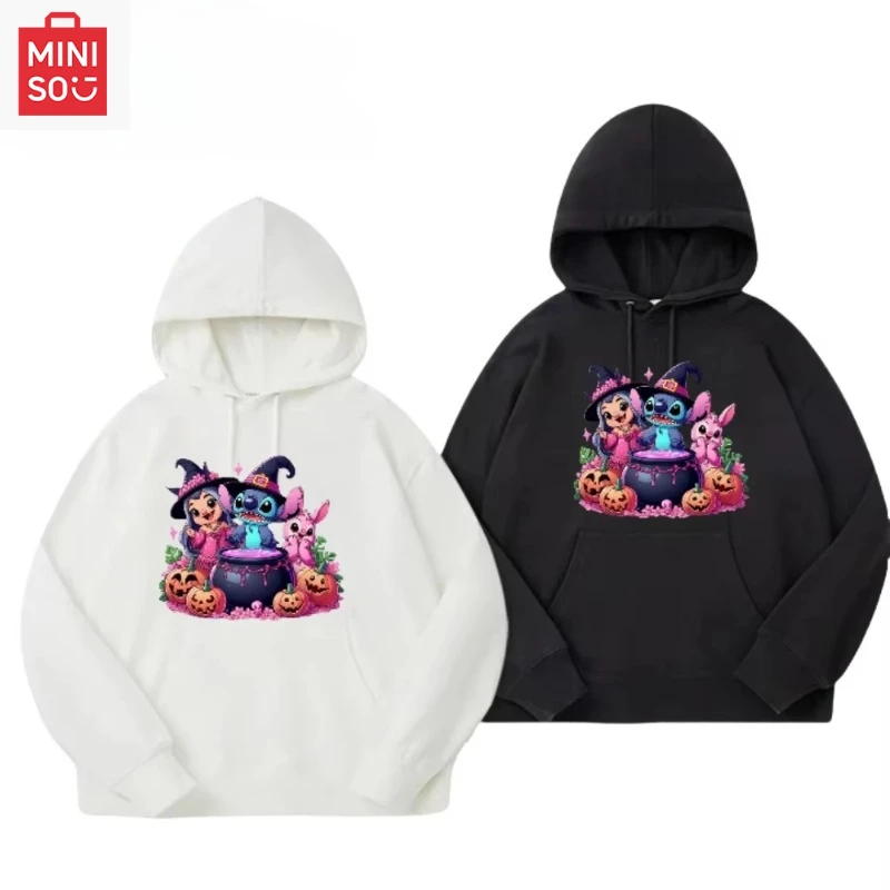 Disney Stitch Halloween Limited Print Sweater New High Quality Men's and Women's Hooded Sweater Long Sleeve Pullover Hooded Top
Disney Stitch Halloween Limited Print Sweater New High Quality Men's and Women's Hooded Sweater Long Sleeve Pullover Hooded Top