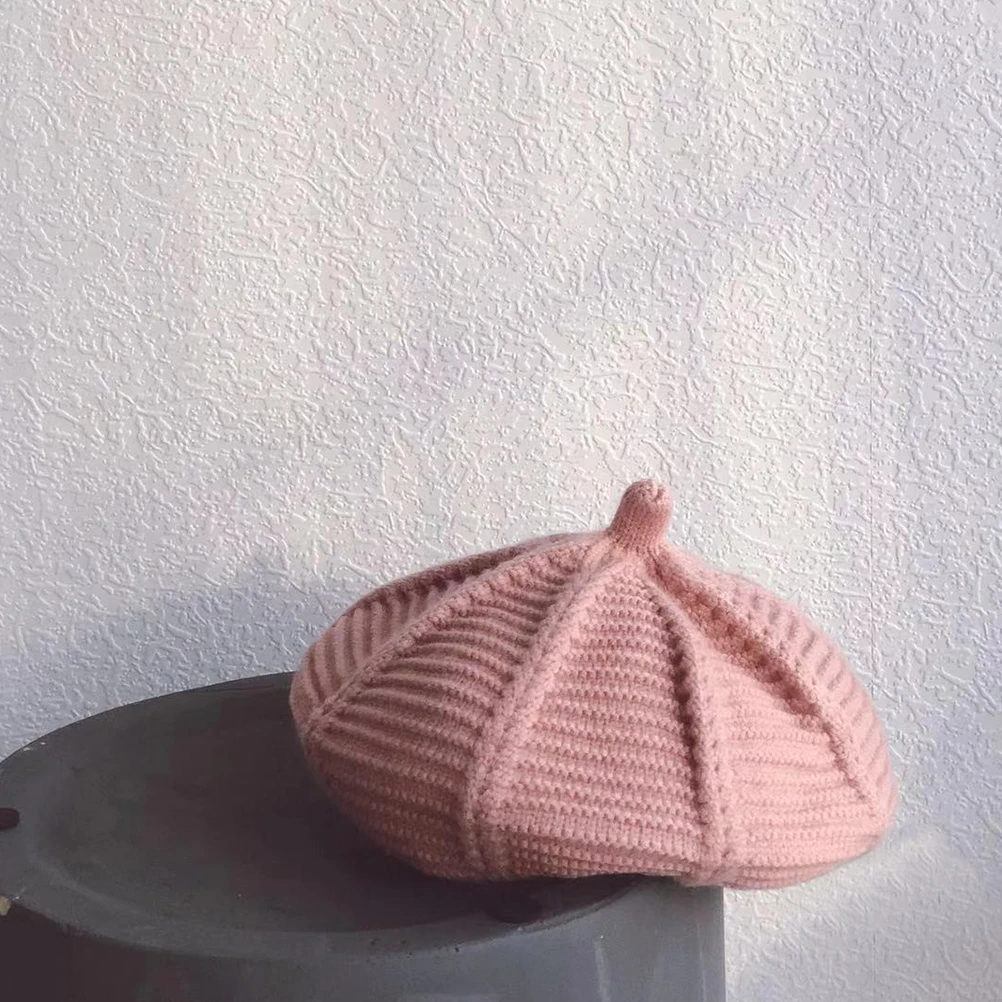 Kids Beret Hat Solid Color Wool Material Warm Breathable Girls Weaving One Size Fits Most Fall Winter Stylish Fashionable
Kids Beret Hat Solid Color Wool Material Warm Breathable Girls Weaving One Size Fits Most Fall Winter Stylish Fashionable