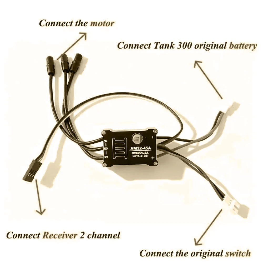 Запчасти для радиоуправляемого краулера 1/12 MN-300: Бесщеточный двигатель 3500KV, металлический ESC AM32, оригинальный разъем для Tank 300 MN, комплект для модернизации мощности
Запчасти для радиоуправляемого краулера 1/12 MN-300: Бесщеточный двигатель 3500KV, металлический ESC AM32, оригинальный разъем для Tank 300 MN, комплект для модернизации мощности