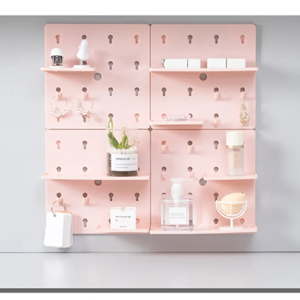 Wall Hanging Pegboard Organizer Punch-free Storage Rack Wall-Mounted Plastic Hole Board Wall Shelf DIY Organizers Home Decor
Wall Hanging Pegboard Organizer Punch-free Storage Rack Wall-Mounted Plastic Hole Board Wall Shelf DIY Organizers Home Decor