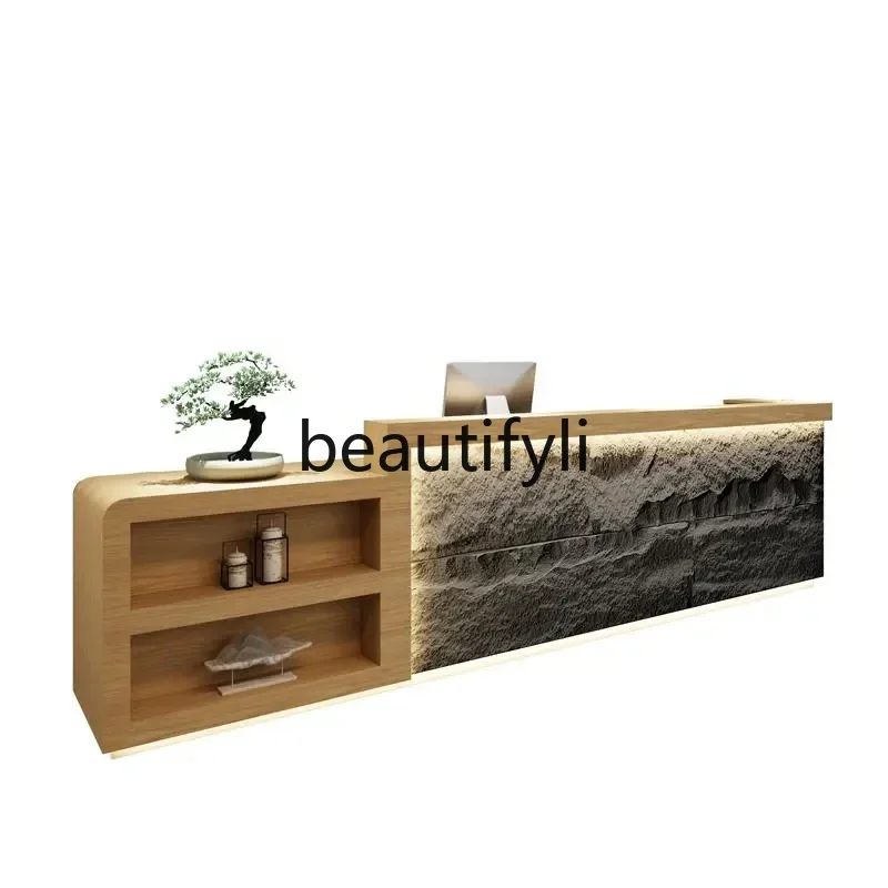 Chinese retro restaurant B & B reception desk Hotel checkout page Bar company front desk
Chinese retro restaurant B & B reception desk Hotel checkout page Bar company front desk