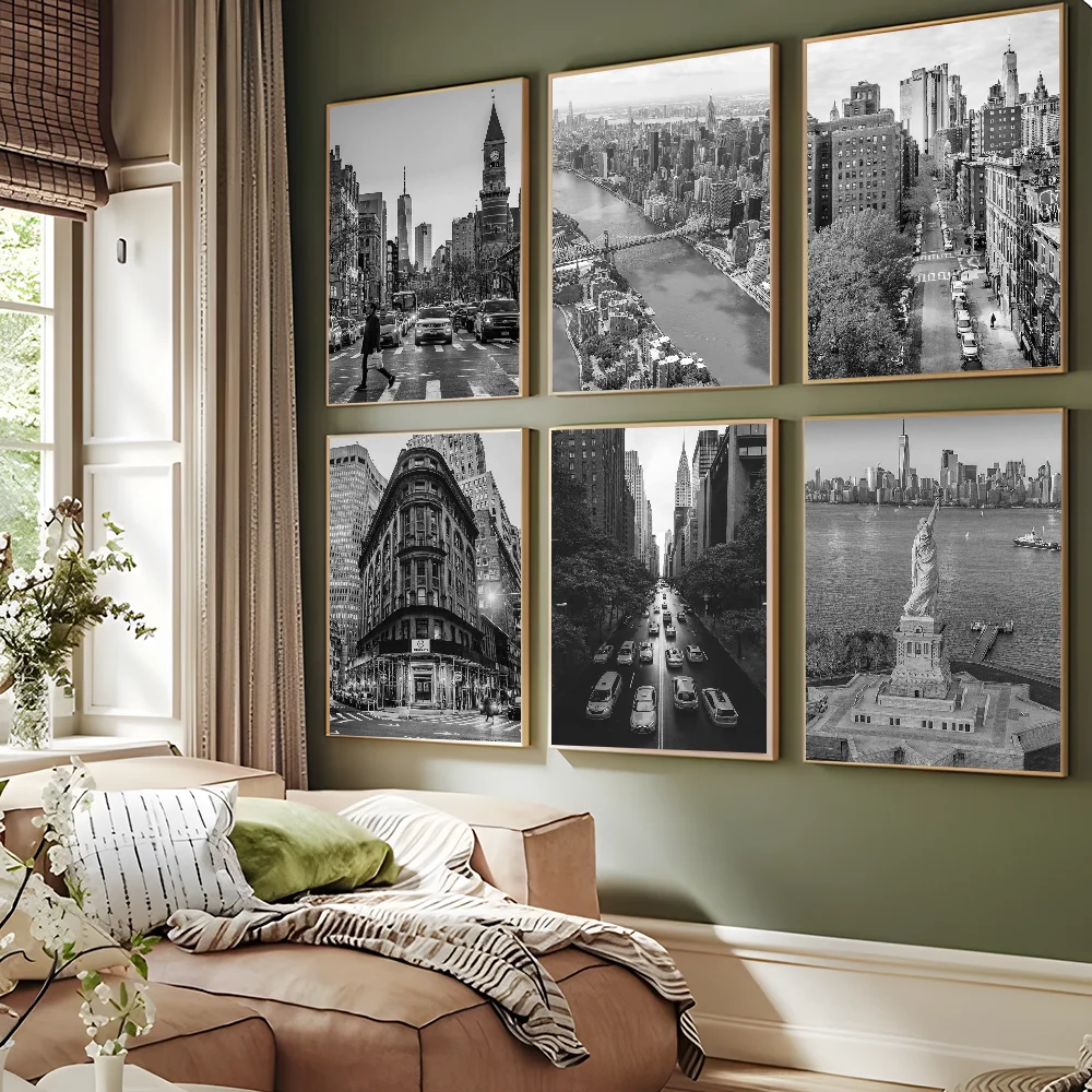 New York Classic Vintage Posters Decoracion Painting Wall Art White Kraft Paper Kawaii Room Decor
New York Classic Vintage Posters Decoracion Painting Wall Art White Kraft Paper Kawaii Room Decor