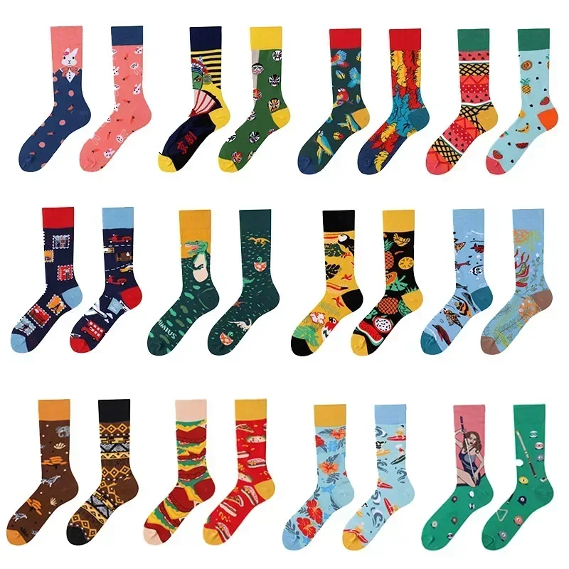 Men and women's new fashion socks, cute cartoon fun spring and summer ab socks, contrasting socks, cute Japanese mid tube socks
Men and women's new fashion socks, cute cartoon fun spring and summer ab socks, contrasting socks, cute Japanese mid tube socks