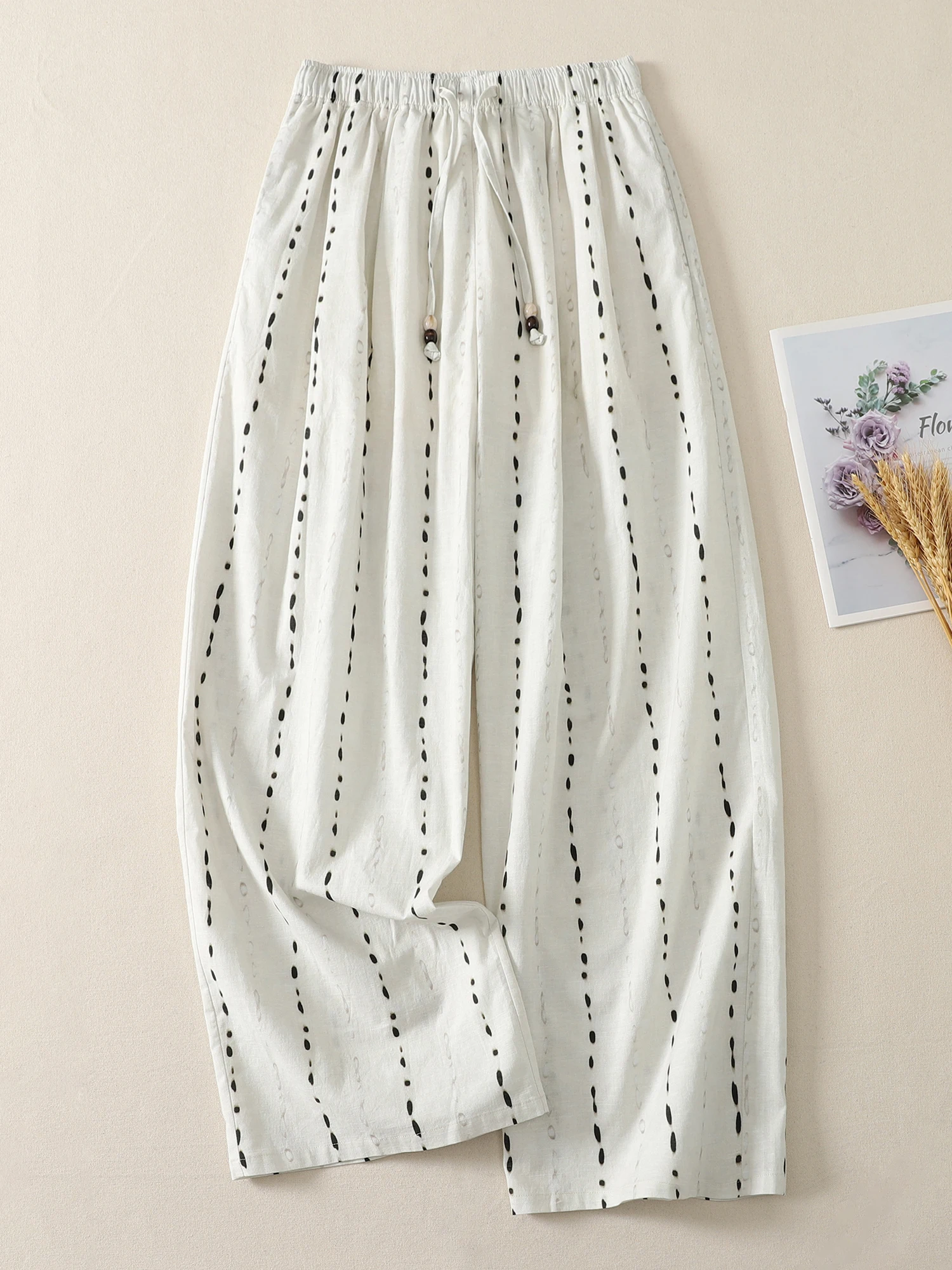 Loose Wide Leg Pants Women's Summer Casual High Waist Trousers Comfortable Loose Straight Leg Cool Feeling Pants Big Size
Loose Wide Leg Pants Women's Summer Casual High Waist Trousers Comfortable Loose Straight Leg Cool Feeling Pants Big Size