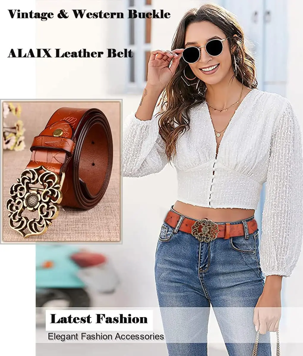 2024 New Luxury Women's Leather Belt For Dress Jeans Waistband Vintage Genuine Leather Wide Waist Belts For Women
2024 New Luxury Women's Leather Belt For Dress Jeans Waistband Vintage Genuine Leather Wide Waist Belts For Women
