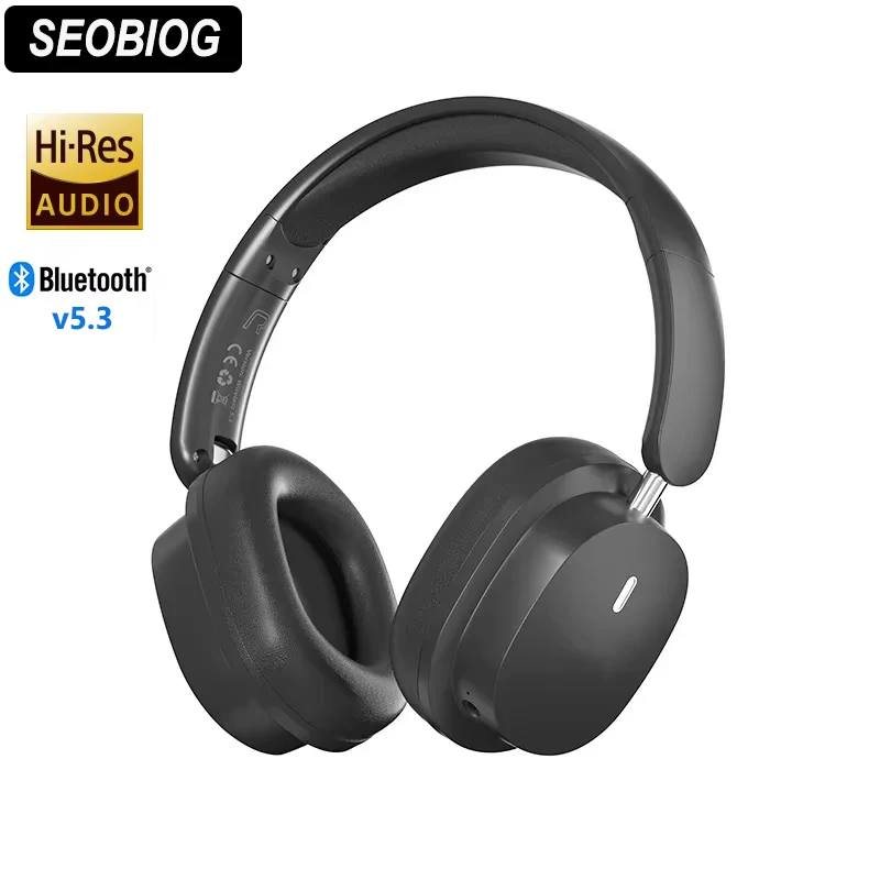 SEOBIOG T2 ANC Wireless Headphones Bluetooth 5.3 HiFI Audio Over Ear Headset Active Noise Cancellation Earphones for phone
SEOBIOG T2 ANC Wireless Headphones Bluetooth 5.3 HiFI Audio Over Ear Headset Active Noise Cancellation Earphones for phone