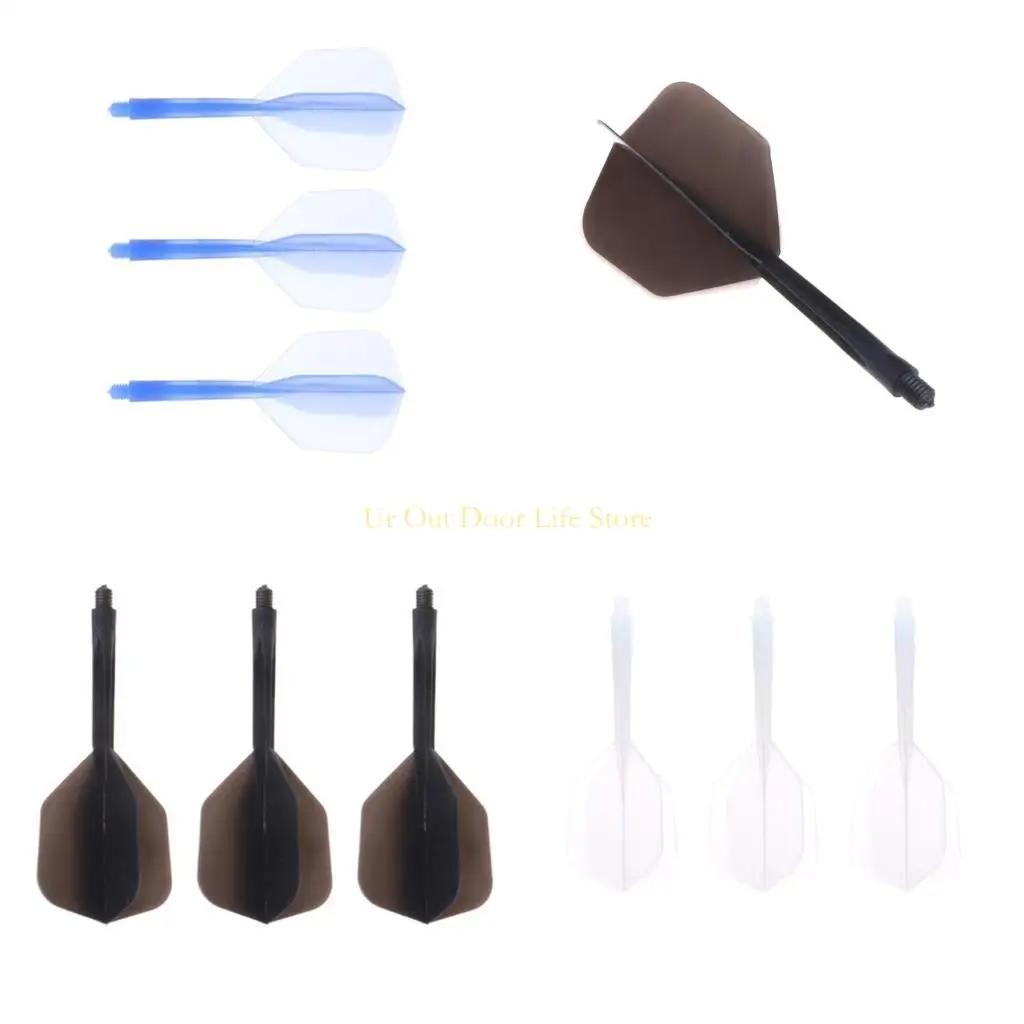 77UF Set of 3Pcs Shafts and Flights Combo for 2BA Thread Barrels Integrated
77UF Set of 3Pcs Shafts and Flights Combo for 2BA Thread Barrels Integrated