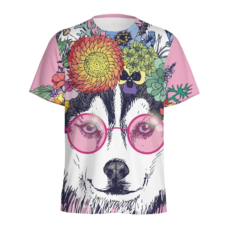 Cute Siberian Husky Golden Retriever Pattern T Shirt For Men 3D Printed Animal Dog T-shirt Loose Short Sleeves Tops Tee Shirts
Cute Siberian Husky Golden Retriever Pattern T Shirt For Men 3D Printed Animal Dog T-shirt Loose Short Sleeves Tops Tee Shirts