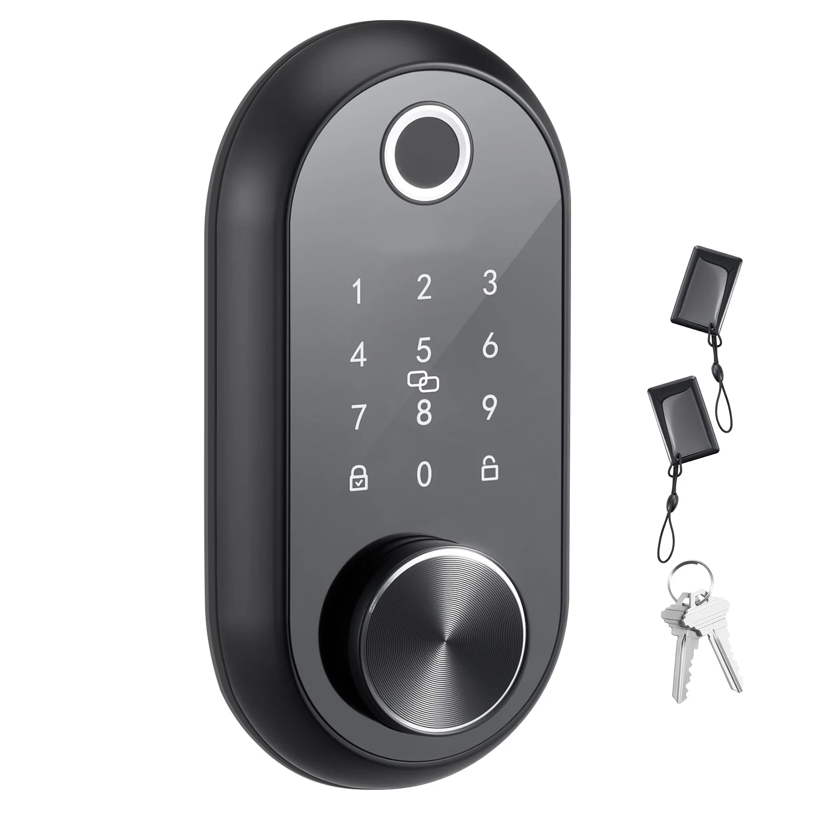 SucceBuy Fingerprint Door Lock Electronic Biometric Deadbolt with Touchscreen Auto Locking Anti-Peeking Password for Apartment
SucceBuy Fingerprint Door Lock Electronic Biometric Deadbolt with Touchscreen Auto Locking Anti-Peeking Password for Apartment