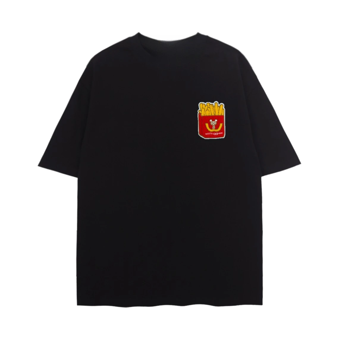 Футболка 100% хлопок Imprimé Frites Américaines Manches Courtes Rétro De Marque Tendance Pour Hommes Et Femmes
Футболка 100% хлопок Imprimé Frites Américaines Manches Courtes Rétro De Marque Tendance Pour Hommes Et Femmes