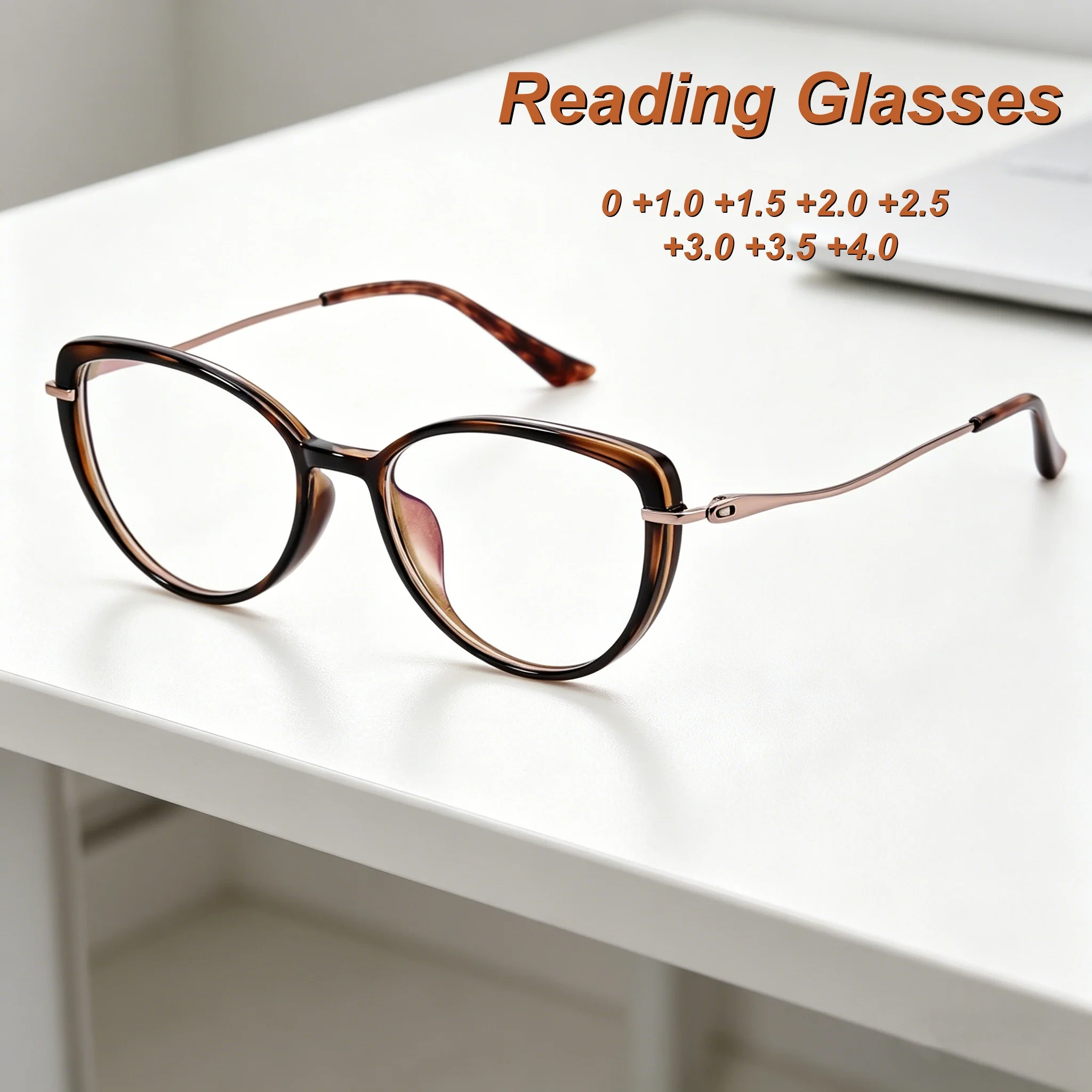 2026 New Fashionable HD Luxury Cat Eye Women's Reading Glasses Ultra Light Neutral Premium Sense Anti Blue Light Glasses
2026 New Fashionable HD Luxury Cat Eye Women's Reading Glasses Ultra Light Neutral Premium Sense Anti Blue Light Glasses