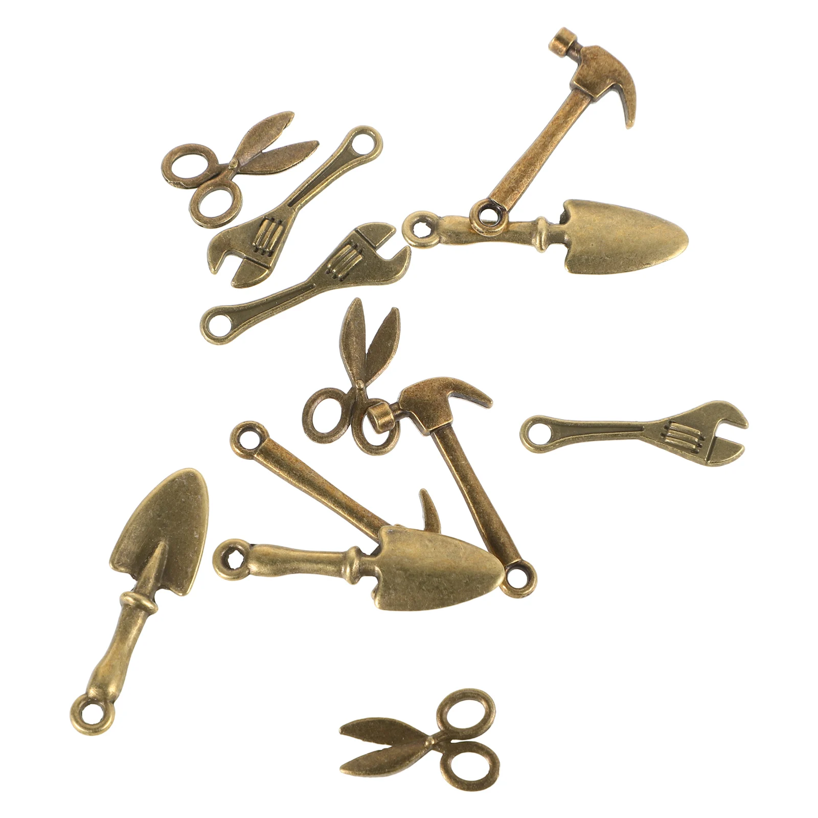 12 Pcs Charm Bracelet Accessories Delicate Tool Charms Jewelry Making Supplies Alloy Pendant Party Decorations Unique Design
12 Pcs Charm Bracelet Accessories Delicate Tool Charms Jewelry Making Supplies Alloy Pendant Party Decorations Unique Design