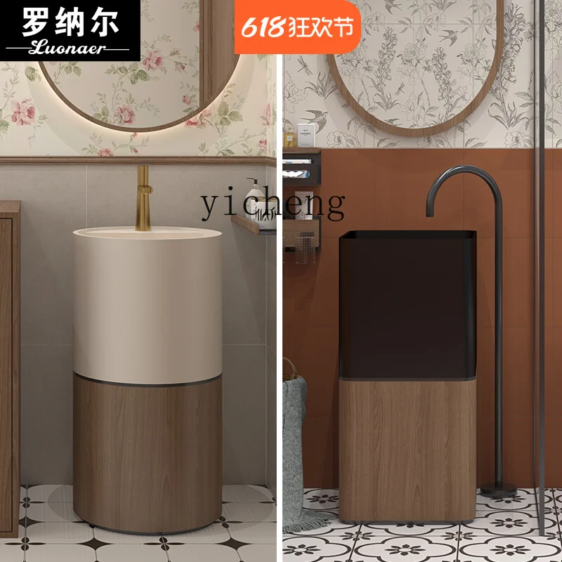 B1 new Chinese-style retro wind wash basin, bathroom integrated floor-to-ceiling face wash table creative column basin
B1 new Chinese-style retro wind wash basin, bathroom integrated floor-to-ceiling face wash table creative column basin