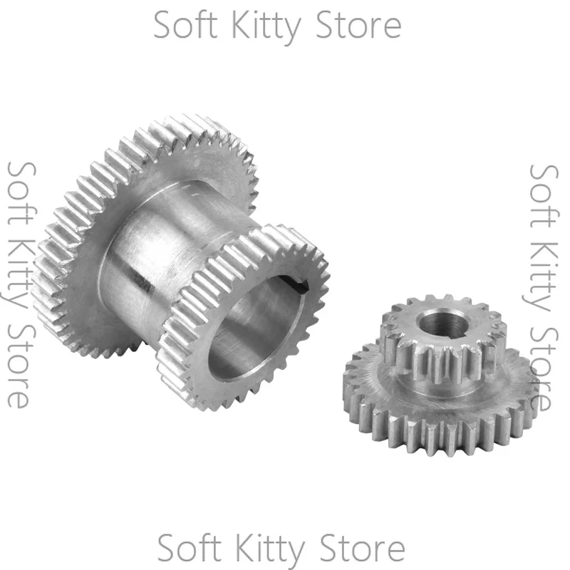 2pcs H/L Metal Transmission Gear Main Shaft Duplicate Double Gear For SIEG X2 G8689 JMD-1L CX605 Little Milling 9 Clarke CMD300
2pcs H/L Metal Transmission Gear Main Shaft Duplicate Double Gear For SIEG X2 G8689 JMD-1L CX605 Little Milling 9 Clarke CMD300