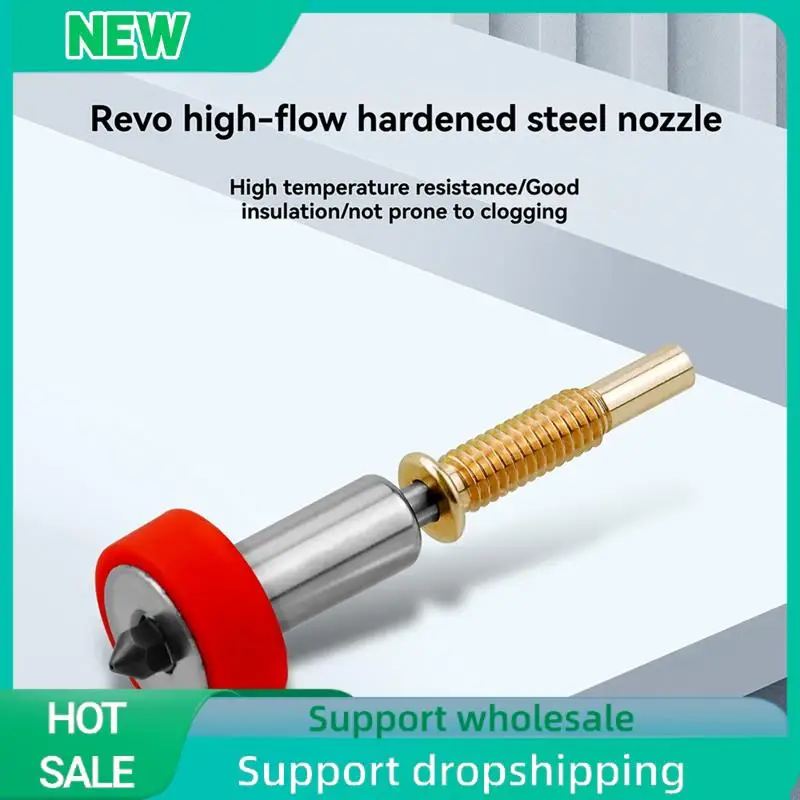 Твердое сопло REVO Hotend, цельное сопло из закаленной стали, аксессуары для 3D-принтеров 0,8 мм
Твердое сопло REVO Hotend, цельное сопло из закаленной стали, аксессуары для 3D-принтеров 0,8 мм