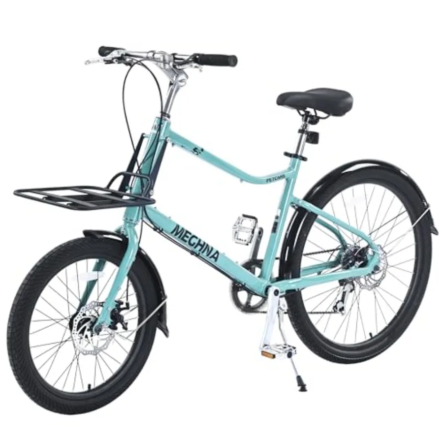 City hybrid bike for urban commuting, steel frame, black/red/blue, 7-speed Shimano shifter, double disc brakes, adjustable stem
City hybrid bike for urban commuting, steel frame, black/red/blue, 7-speed Shimano shifter, double disc brakes, adjustable stem