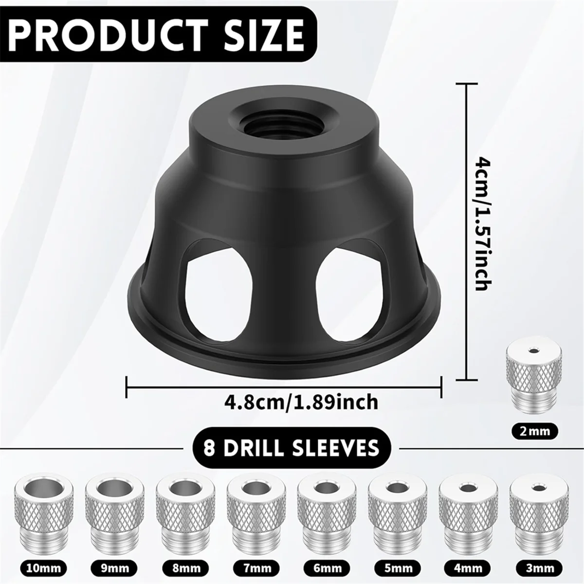AAA87 90 Degree Angle Drill Hole Guide Straight Hole Drilling Positioner Drill Bit Jig Self Centering Doweling Jig
AAA87 90 Degree Angle Drill Hole Guide Straight Hole Drilling Positioner Drill Bit Jig Self Centering Doweling Jig