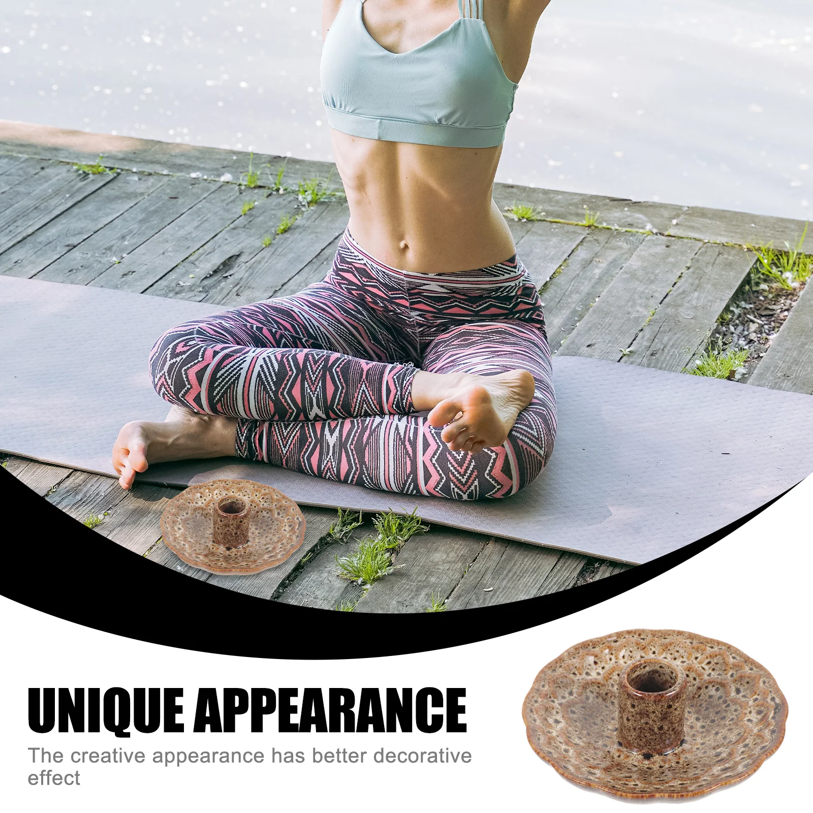 Natural Wooden Sage Incense Stick Holder Ceramic Burner Purifying Stick Burner for Meditation Yoga Bedroom Office Relaxing 
Natural Wooden Sage Incense Stick Holder Ceramic Burner Purifying Stick Burner for Meditation Yoga Bedroom Office Relaxing