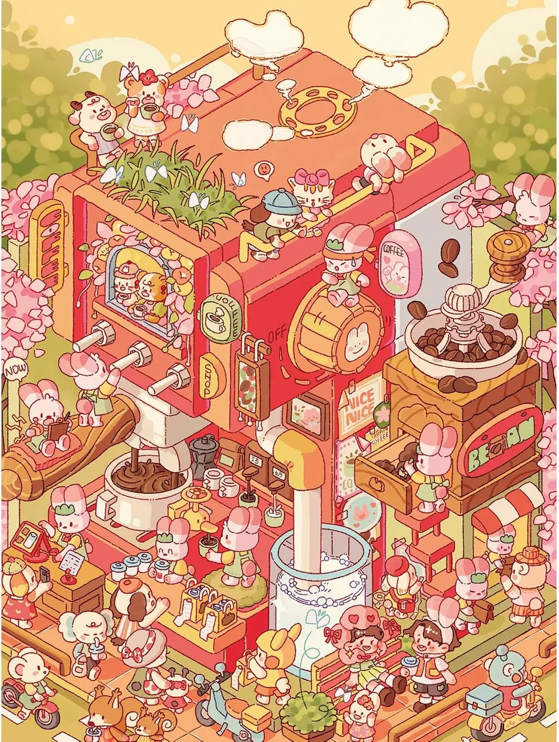 300/500/1000 Pcs Cute Animal Workshop Jigsaw Wooden Puzzle Family Fun Activity Best Gift for Holiday Birthday Special Occasions
300/500/1000 Pcs Cute Animal Workshop Jigsaw Wooden Puzzle Family Fun Activity Best Gift for Holiday Birthday Special Occasions