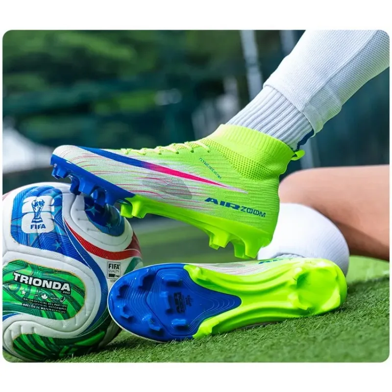 2026New Men Football Boots Ultralight Training Soccer Shoes Breathable Unisex Professional Wholesale Indoor Futsal Drop Shipping
2026New Men Football Boots Ultralight Training Soccer Shoes Breathable Unisex Professional Wholesale Indoor Futsal Drop Shipping