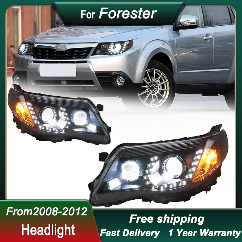 Car Led Headlights For SUBARU Forester 2008-2012 new style full LED Sytle DRL Dynamic Signal Lamp Head Lamp Front light Assembly
Car Led Headlights For SUBARU Forester 2008-2012 new style full LED Sytle DRL Dynamic Signal Lamp Head Lamp Front light Assembly