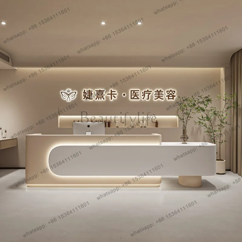 LJY Modern Restaurant Reception Desks Beauty Led Luxury Salon Unique Display Reception Desks Organizers Mostrador Lounge Furnitu
LJY Modern Restaurant Reception Desks Beauty Led Luxury Salon Unique Display Reception Desks Organizers Mostrador Lounge Furnitu