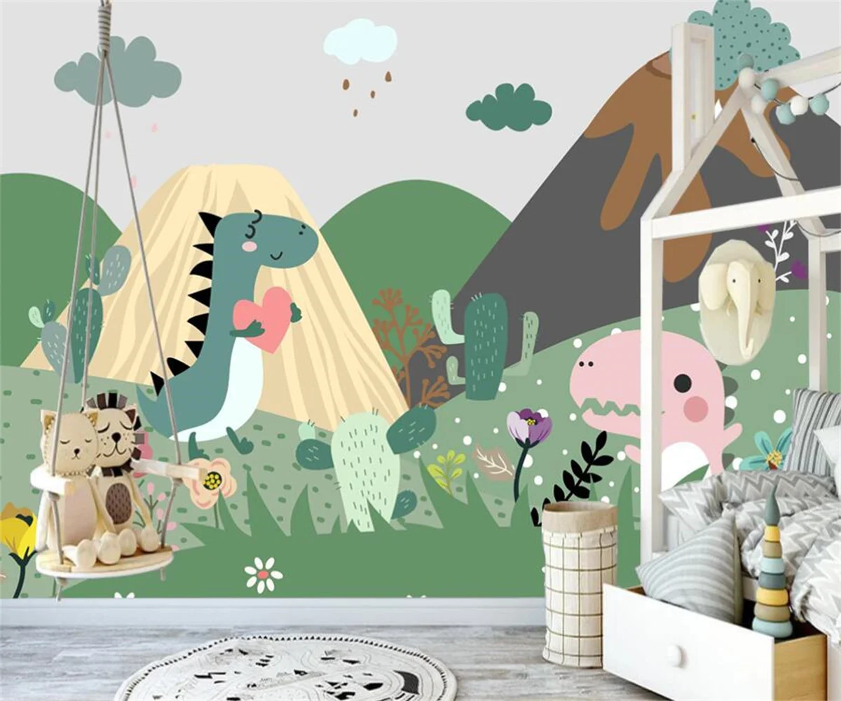 Nordic hand painted dinosaur cartoon Living Room Children Room Bedroom Background Mural Wallpaper Wall Painting Home Decor
Nordic hand painted dinosaur cartoon Living Room Children Room Bedroom Background Mural Wallpaper Wall Painting Home Decor