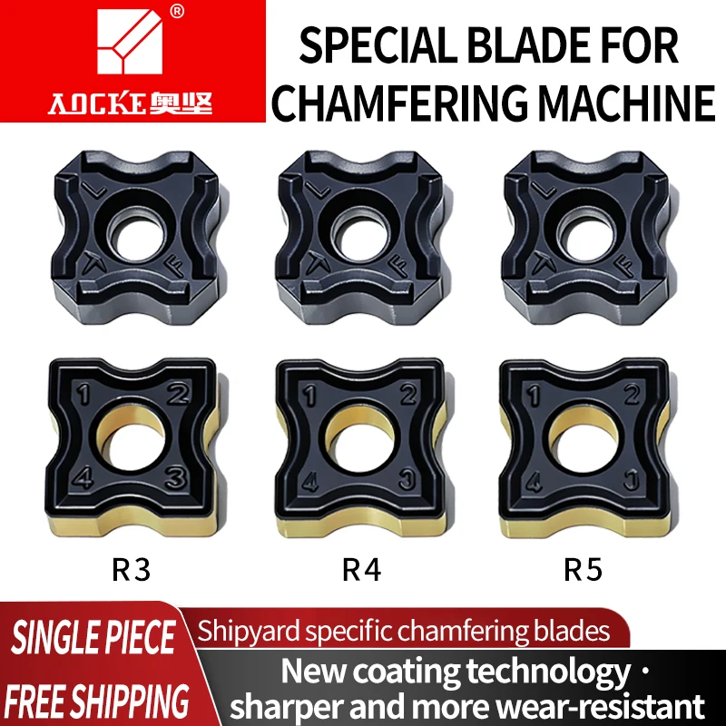 AOCKE Shipyard Specific Wind And Pneumatic Chamfering Machine Blade Reverse R Angle R3 R5 R8 Circular Arc Blade
AOCKE Shipyard Specific Wind And Pneumatic Chamfering Machine Blade Reverse R Angle R3 R5 R8 Circular Arc Blade