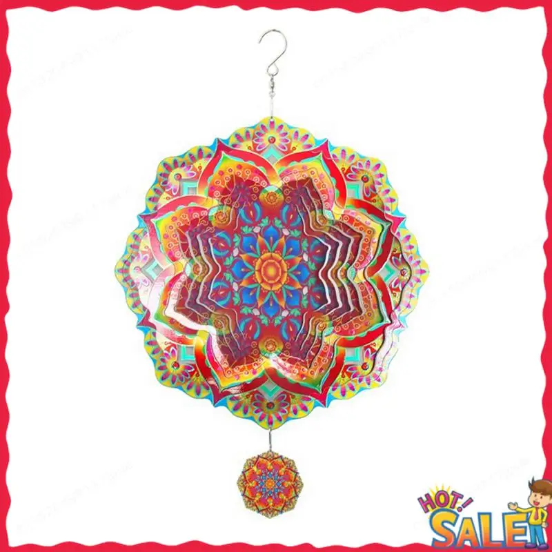 BOFO 1 Piece Mandala Wind Spinner Metal 3D Rotating Windchimes Luxury Art Garden Hanging Outdoor Decoration Stainless Steel
BOFO 1 Piece Mandala Wind Spinner Metal 3D Rotating Windchimes Luxury Art Garden Hanging Outdoor Decoration Stainless Steel