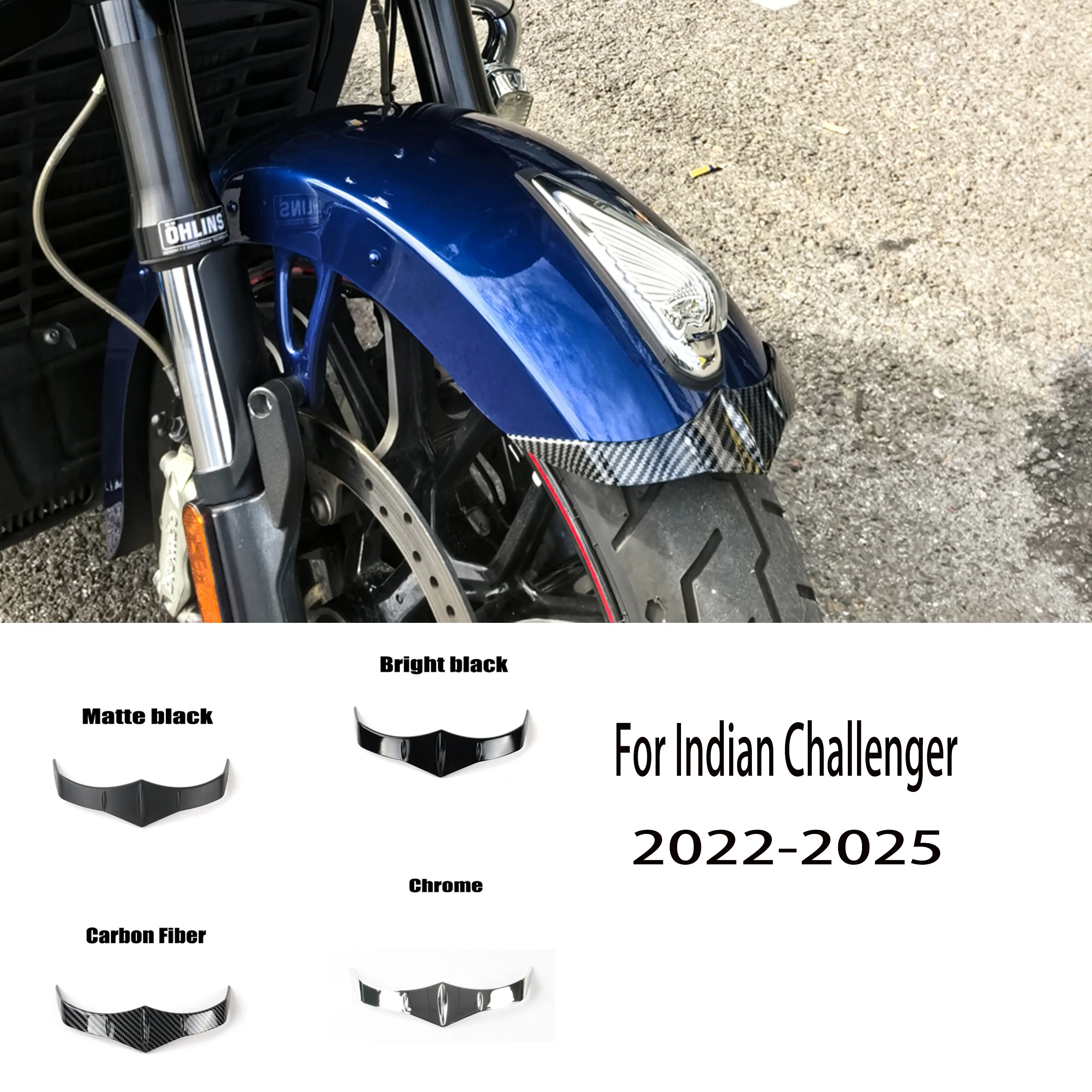 For Indian Challenger Limited 112 PowerBand 2025 | Stylish Motorcycle Accessories New Front Fender Tip Trim Accent
For Indian Challenger Limited 112 PowerBand 2025 | Stylish Motorcycle Accessories New Front Fender Tip Trim Accent